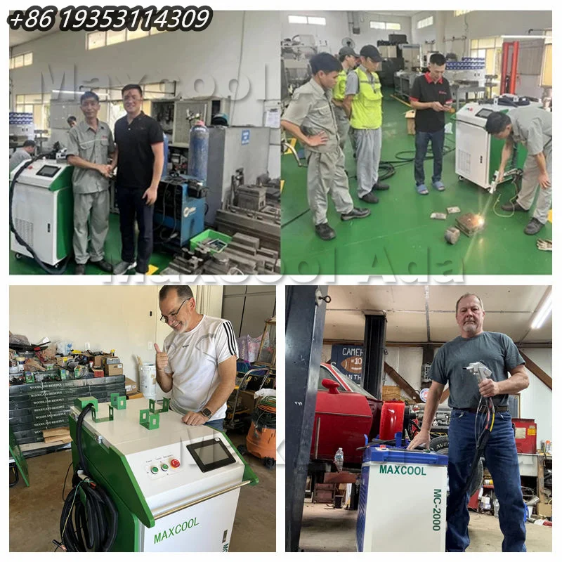 Ručné čistenie laserového čistenia 1500 W vláknitý prenosný prenosný laserový Rust Rust Rover Industrial Cleaner