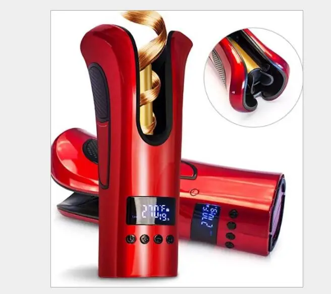 Ruže v tvare multifunkcie LCD Curling Professional Hair Curler Styling Tools natáčky prútik