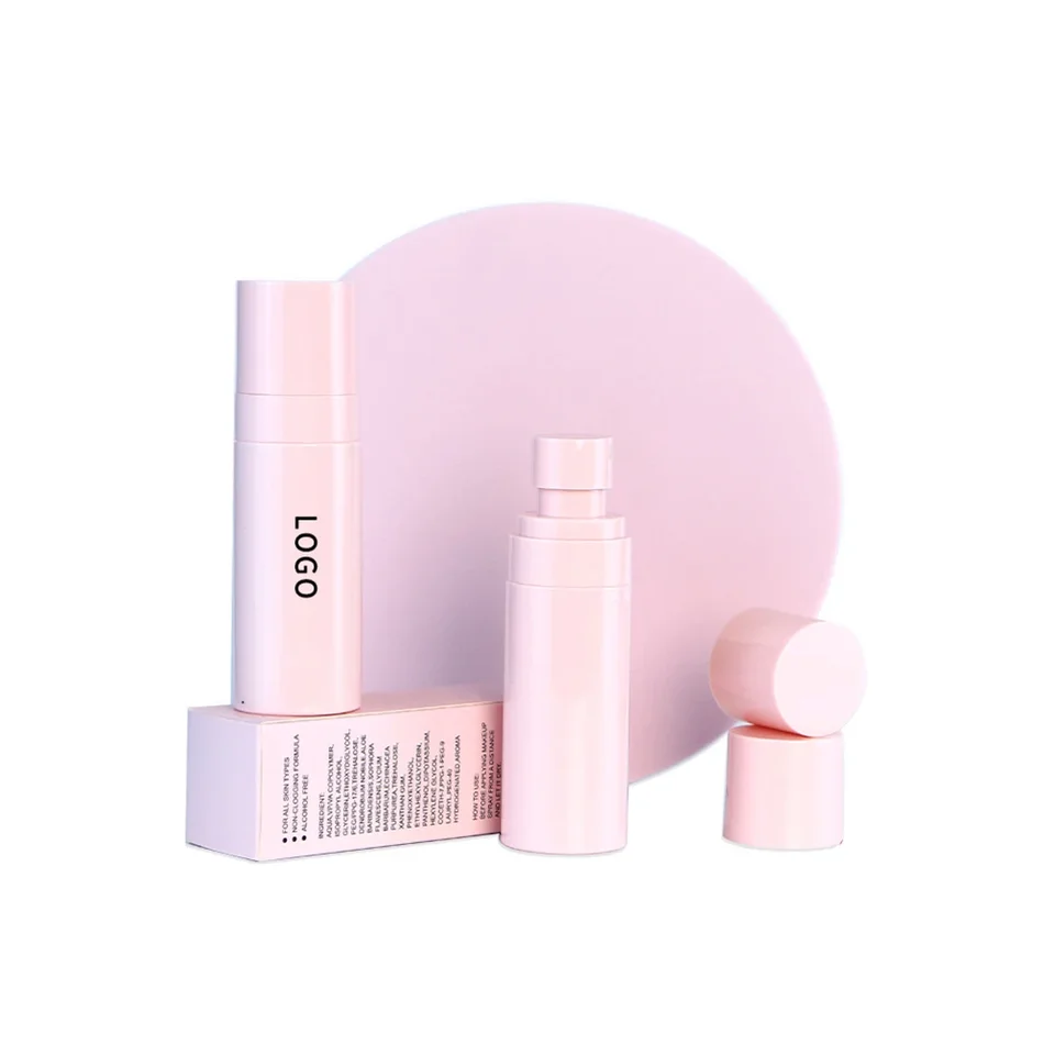Ružová trubica nepremokavá základňa dlhotrvajúca súkromný štítok nastavenie make-upu sprej na mieru objem make-up face Beauty