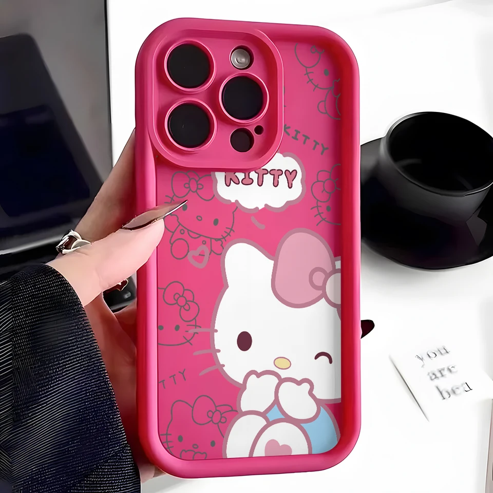 Ružové puzdro na mačiatko pre mačiatko pre puzdro pre Oppo Realme C67 C65 C63 C55 C53 C35 C33 C21Y 12 11 Pro Plus 4G 5G Soft TPU Ladder Cover Cover