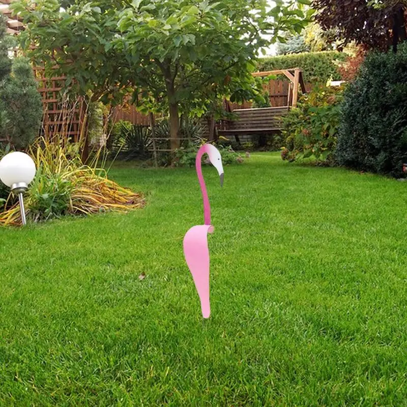 Ružový plameňový dvor dekorácie Flamingo Garden v stávke vírivý vták Ornament Party terasa vonkajšie dekorácie