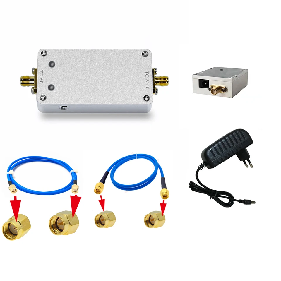 Rx = 17 Tx = 6 868 MHz Miner AMP Bias Tee Lora Helium Signal Extender