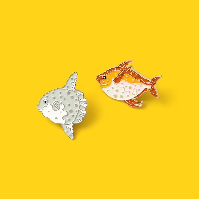 ryba Puffer Fish Koi Goldfish Brošor
