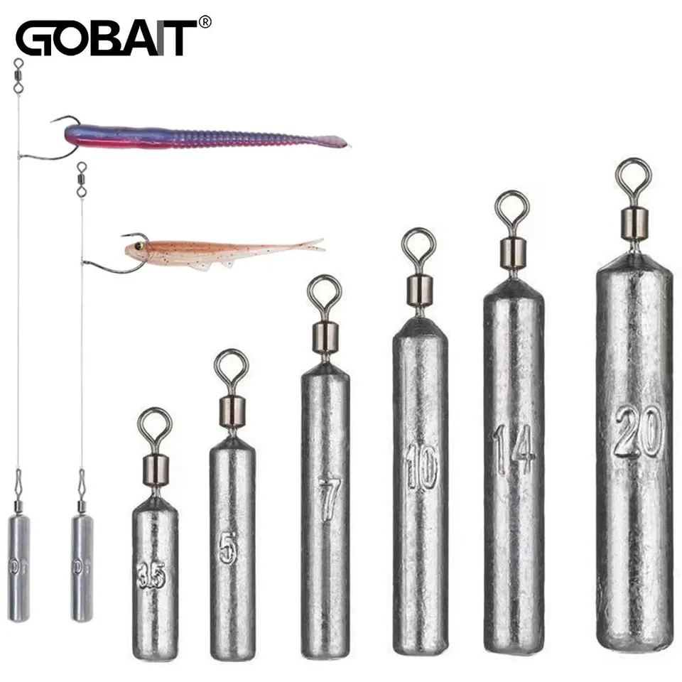 Rybárska hmotnosť 15ks/pleseň pre umývadlo 3,5 g 5g 7g 10g 14g 20g trubice trubica guľky Plump prívesok kovový prípravok Sast Sea Tainle Kit Pesca Tool