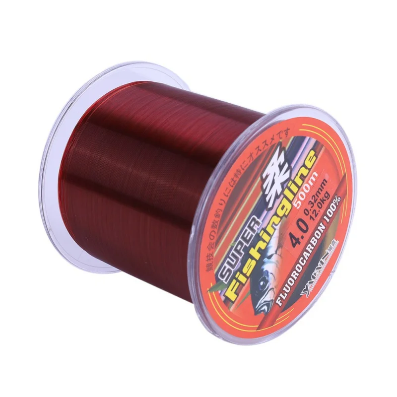 Rybárska linka 500 m s vysokou hmotnosťou nylon monofilament