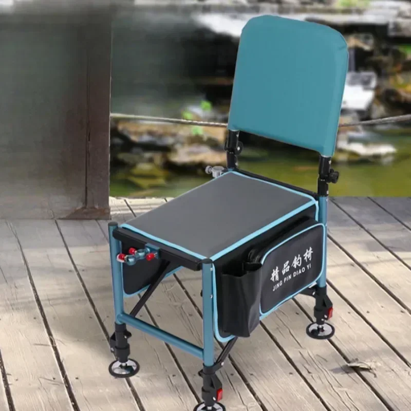 Rybárska stolička, All-Terrain Universal Stool, viacfunkčné rybárske vybavenie, teleskopické nastaviteľné nohy, hliníková zliatina