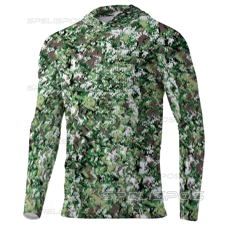 Rybárske košele UPF 50+ Jersey Anti-UV Yacht Sea Fish Hoodies Maillot Beach Gear Gear Lightweight Long Ruckve Tops