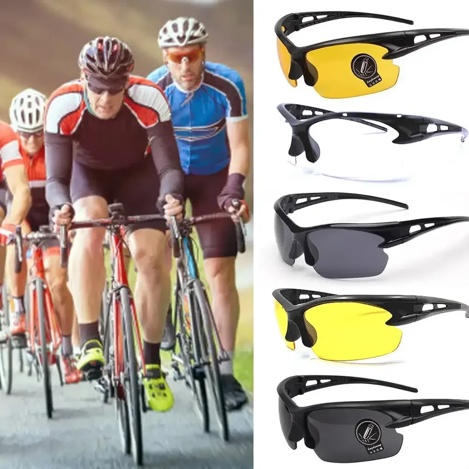 Rybárske okuliare na bicykle Slnečné okuliare Jednoduché na namontovanie okuliarov odolných voči výbuchu Sport