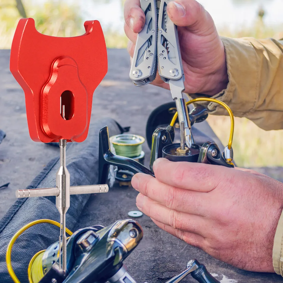 Rybársky navijak Lose Remover Tool Odolný cievku ložiskového ložiska Remover Demontáž rybárskeho zariadenia pre rybárske príslušenstvo