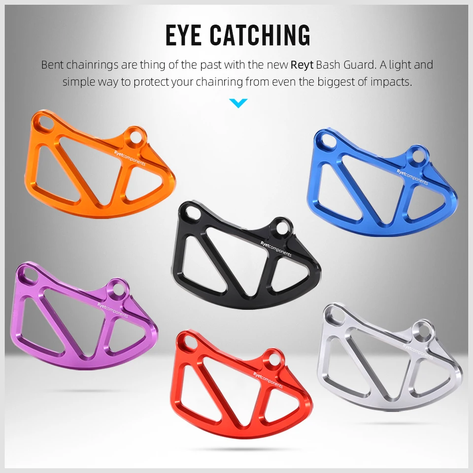 Ryet MTB Bash Guard for Bicycle Chain Guide