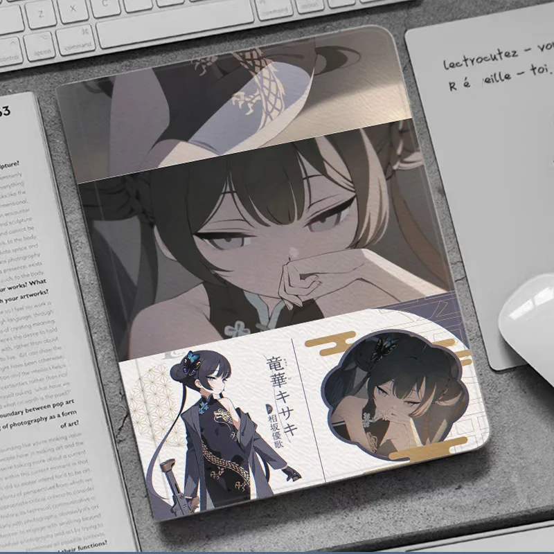 Ryuuge Kisaki Anime Blue Archív puzdro pre iPad 10.2 9. 10. Air 6 Mini 4 5 Case Luxury Silikone Pro 12.9 11 13 Pre iPad Air 2 3