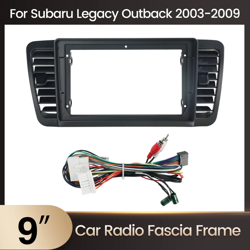 Rádio Audio Fascia Frame vhodné pre Subaru Legacy Outback 2003-2009 Android Stereo Player Hlava Panel Dash Rám Installa