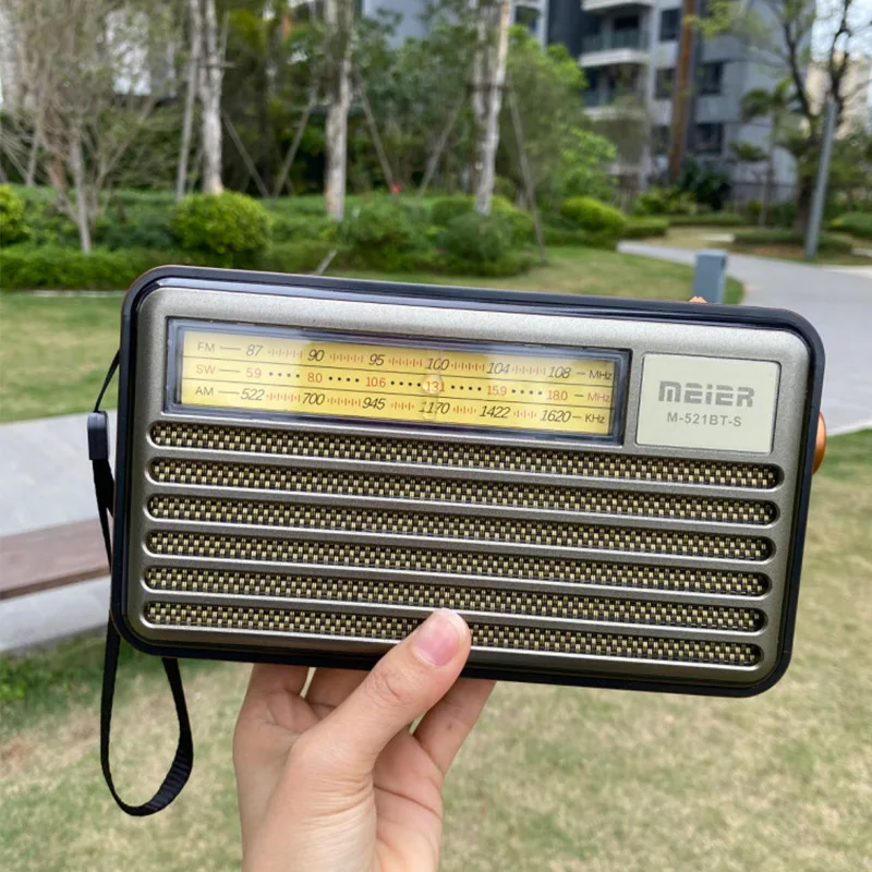 Rádio Band Solar Nabíjanie Multifunkčné Bluetooth reproduktorové karty mp3 tuner s osvetlením