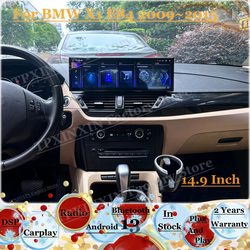Rádio pre auto s Android Automotive Multimedia pre BMW X1 E84 2009 2010 2012 2012 2013 2014 2015