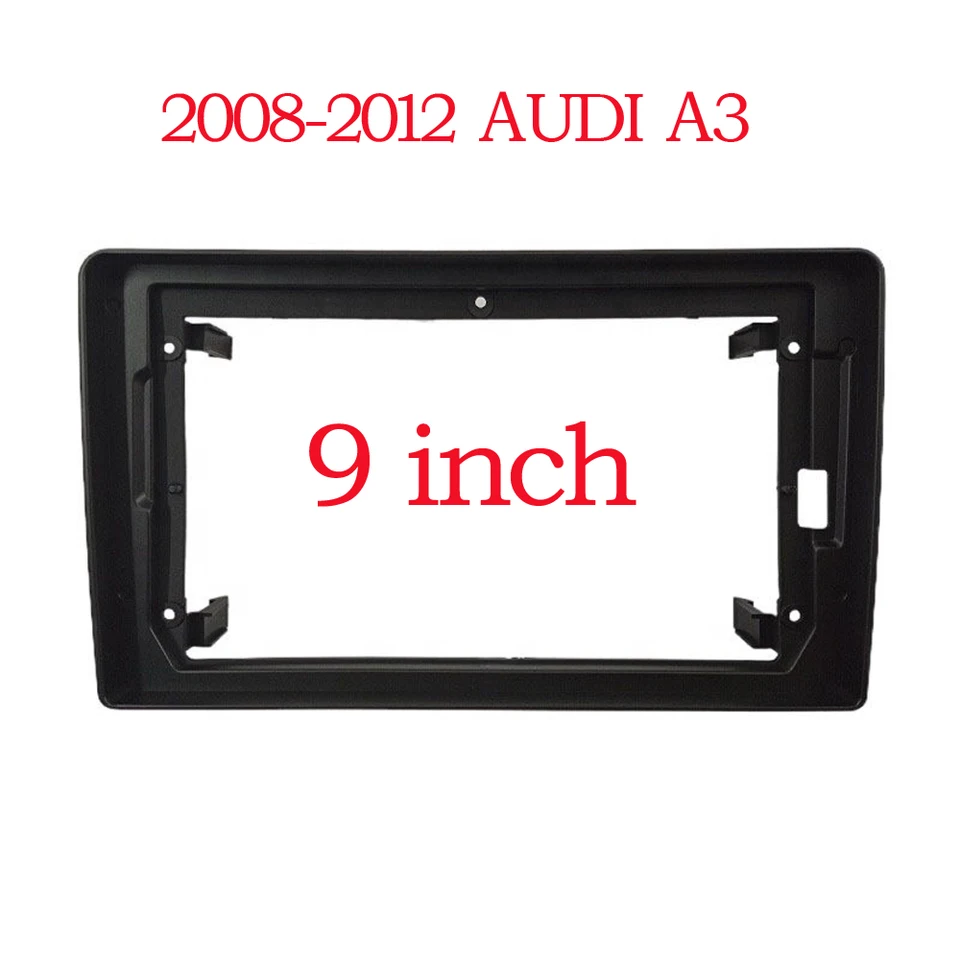 Rádiový rádiový fascia pre Audi A3 S3 RS3 RNSE-PU 2003-2013 9 palca 2DIN STEREO PANELICKÝ VÝROBA SPOLOČNÝ KABEL CANBUS DECODER