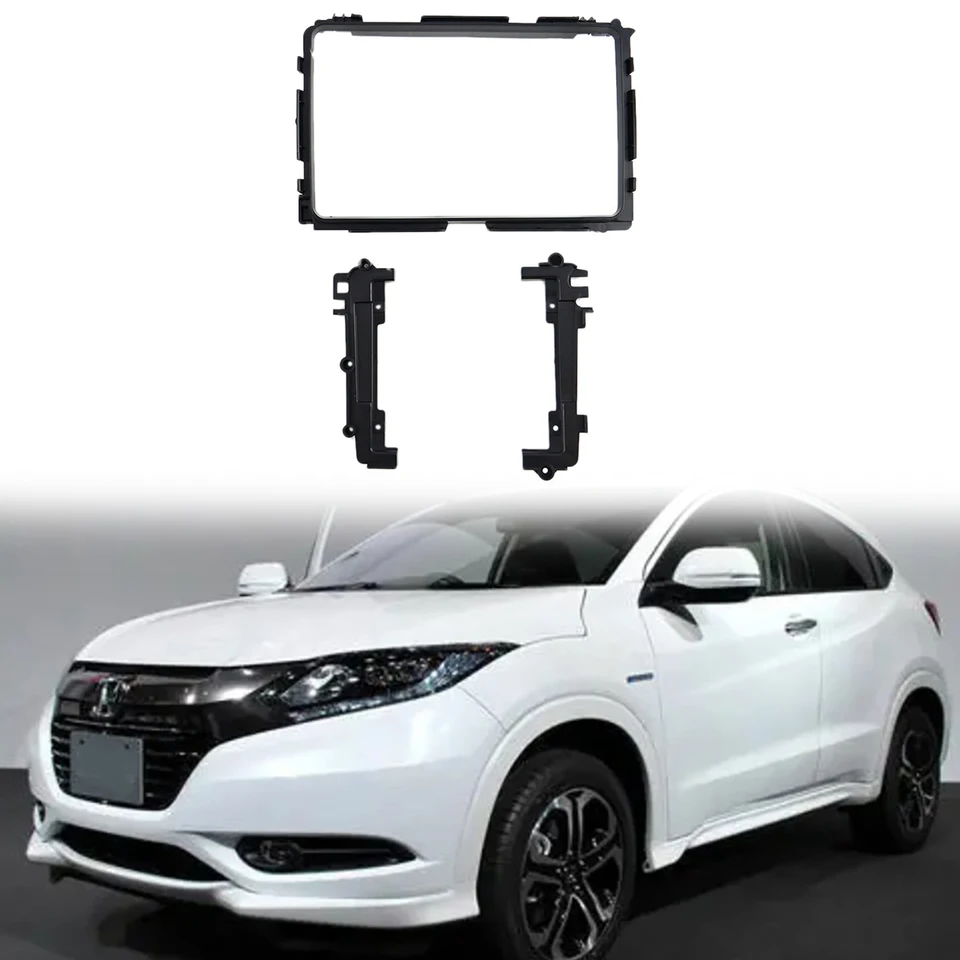 Ráme automobilu Fascias Stereo Radio Panel pre Honda Vezel HR-V XR-V 2014 9 palcov 2 DIN Audio GPS Android Android Navigácia