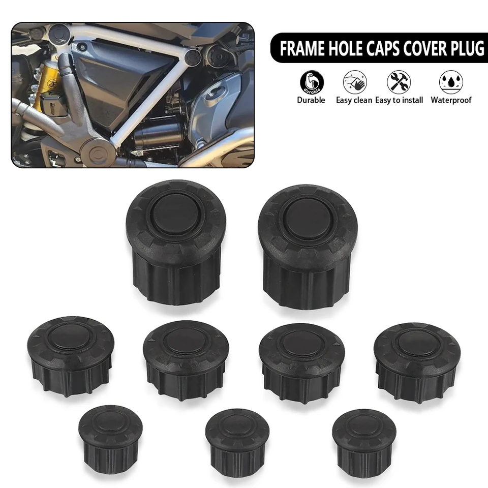 Rámové zástrčky nastavené uzávery otvorov pre BMW R1200GS R 1200 GS LC Adventure 2014 2015 2016 2017 2018 2019 2019