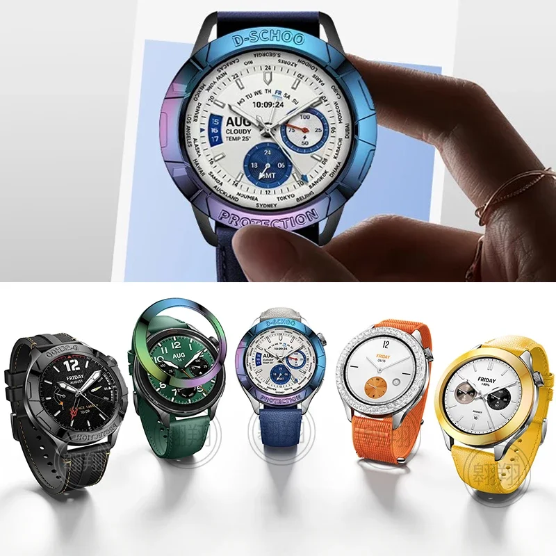 Ránové remienok Set Patrap Pase pre Xiaomi Watch S4 Set S3 S3 Lightweight Design Plastový rám