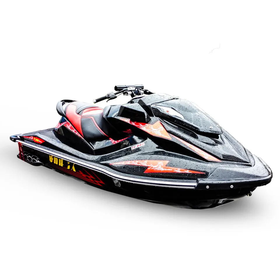 Rýchla rýchlosť pretekársky motorový čln 1300 ccm morský športový prúd lyžiarsky pre 2 osoby
