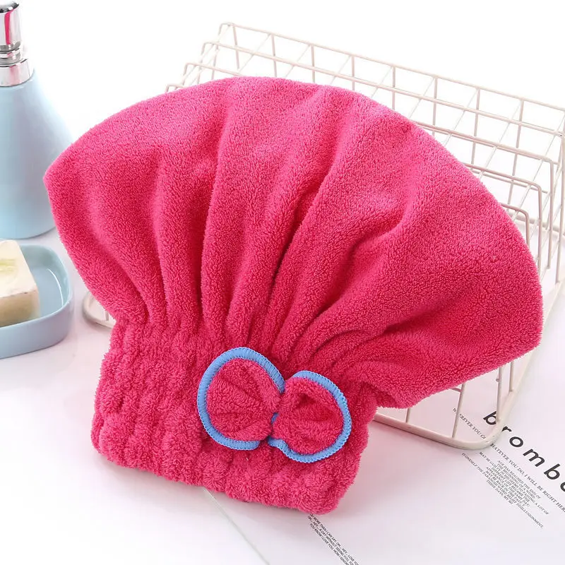 Rýchla sušiaca čiapka Vlasy Ženy MOŽNOSTNÉ KAPAČKY KAPOVÁ KAMIT MIKROFIBER Superfiber Sprchová čiapka pre kúpeľné príslušenstvo Sprchová čiapka