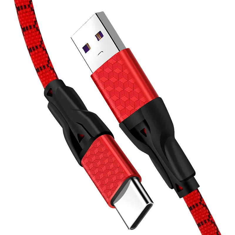 Rýchle nabíjanie dátového kábla mobilného telefónu vhodný pre Android Huawei Type-C nabíjanie káblového kábla USB kábla USB