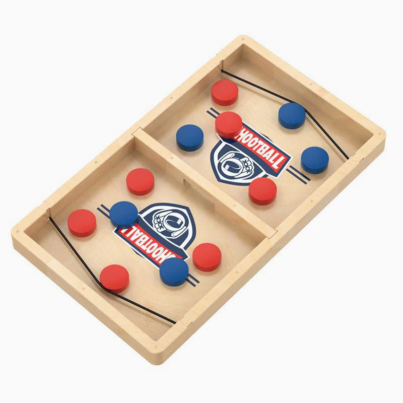 Rýchle praky puck hra Game Slingshot Drevené šach