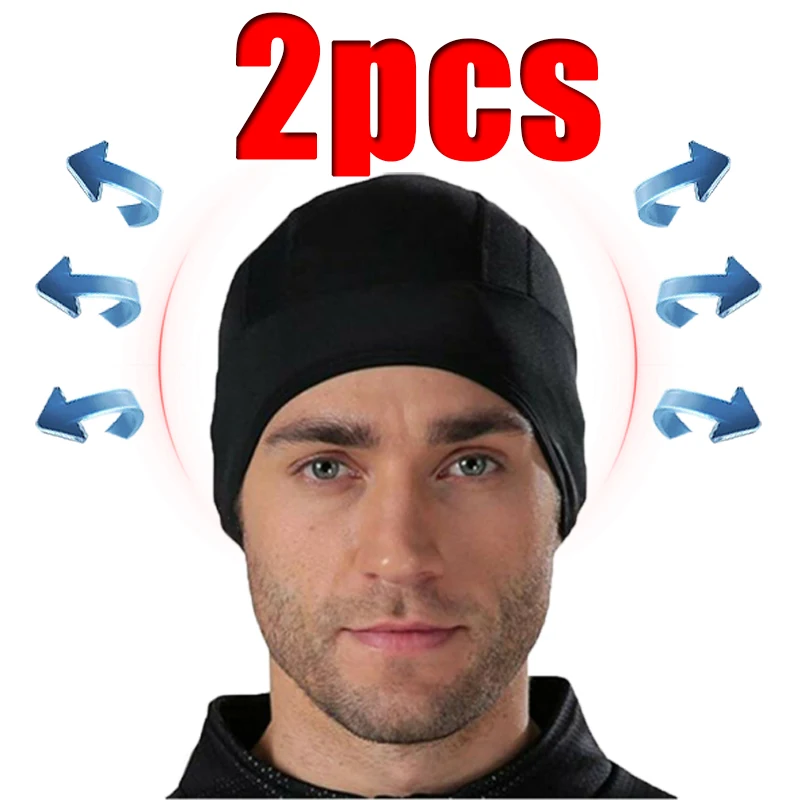 Rýchle suché jazdecké prilba vložka Liner Cap Motorcycle prilba vložky vložky potia Pánske dámske športové klobúky Racing klobúky Motocyklové doplnky