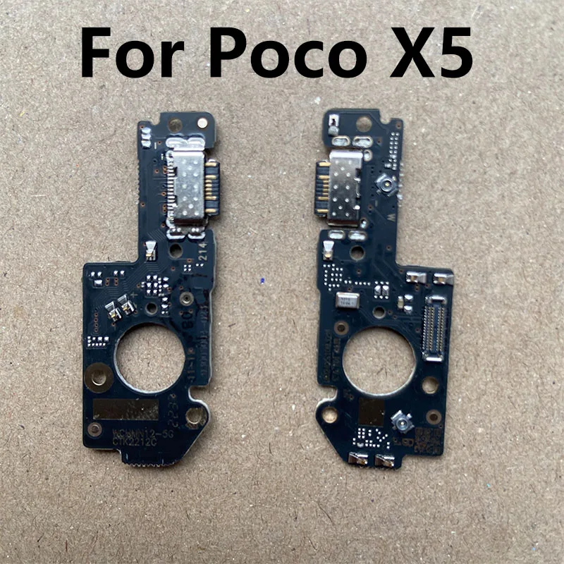 Rýchle USB nabíjací prístavný port pre Xiaomi POCO X5 5G MIC mikrofónový konektor konektorov flex káblových dielov Global