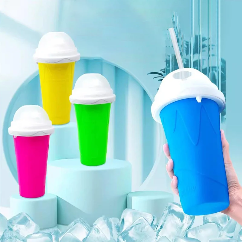 Rýchle zamrznutý švihák výrobca šálka veľkú kapacitu Slushy Pohár pre domáce smoothie šťava Irceu