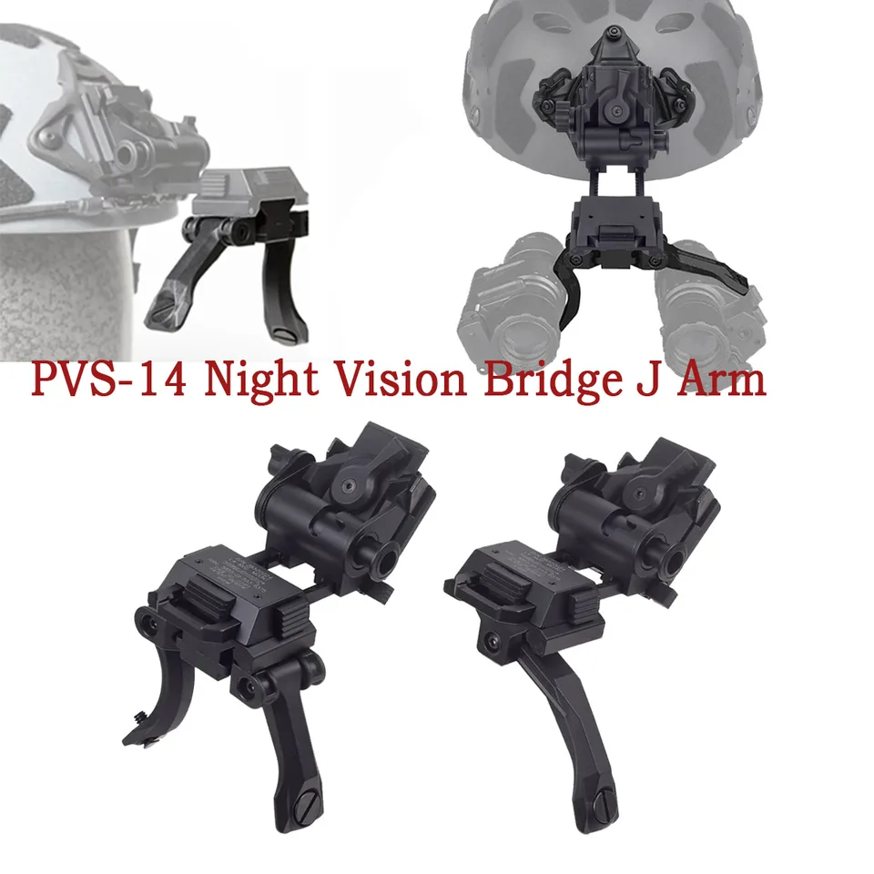 Rýchle časti prilby OPS Nylon L4 G24 Držiak držiaka J ARM Ultralight NVG Mount Bridge PVS-14 PVS15 PVS18 Nočné videnie okuliare