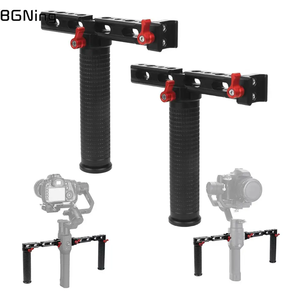 Rýchlo uvoľnenie rukoväte rukoväte pre SC S Gimbals Monitor Držiak 1/4 '' Radičky predlžovania ramena pre DJi Ronin RS RSC 2 RS3 RS4