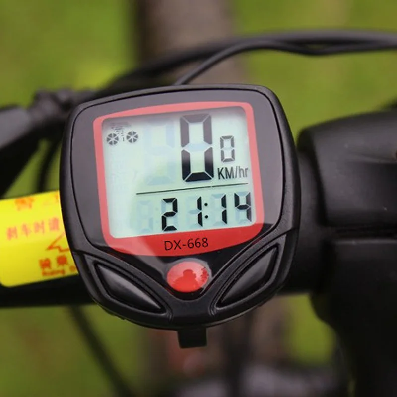 Rýchlomer na bicykli, nepremokavá káblová digitálna rýchlomer pre digitálne bicykel Oluper Cycling Speed ​​Counter Code Table Bike príslušenstvo