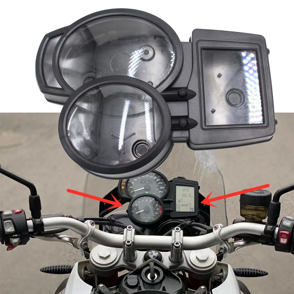 Rýchlomer o kilometru Rýchlostný stôl Prístroj Puzdro puzdro Tachometer pre pokrytie Tachometer pre F800R F800GS F800st F650GS R1200R F700GS