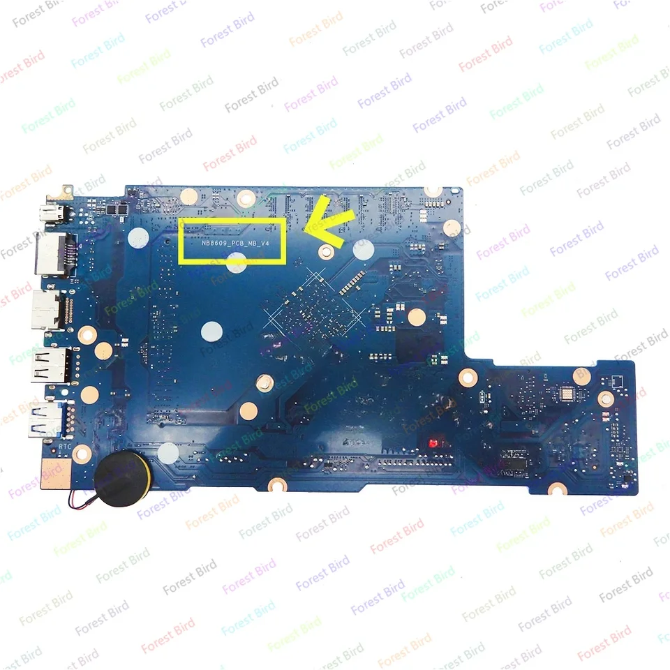 S N4000 N5030 CPU 4 GB RAM DDR4 testovaný NB8609_PCB_MB_V4 V5 HAINBOARD pre ACER APSIRE A315-34 EX215-21 N19H1