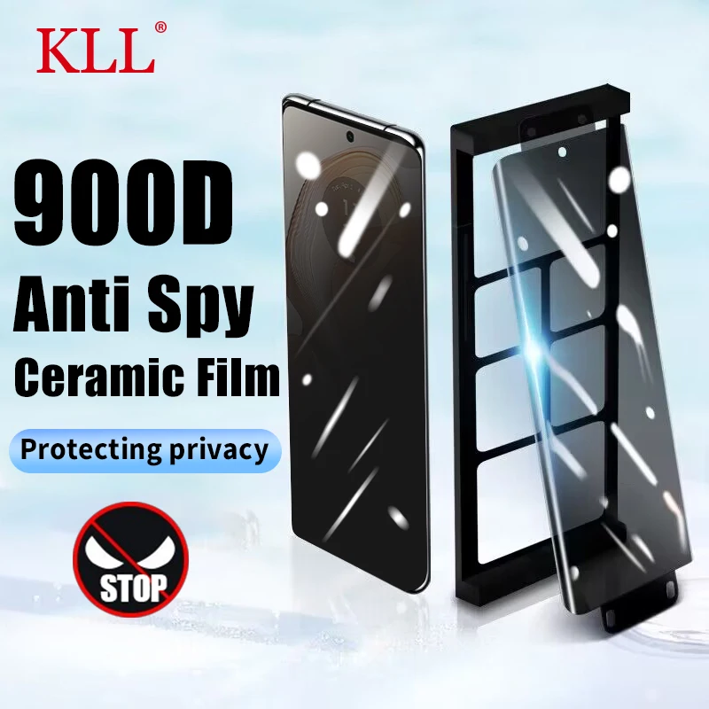 S nástrojmi 3D zakrivené anti-SPY súkromie keramické keramický film pre Motorola Edge 50 Ultra 40 NEO 30 Fusion X40 X30 S30 Pro Protector