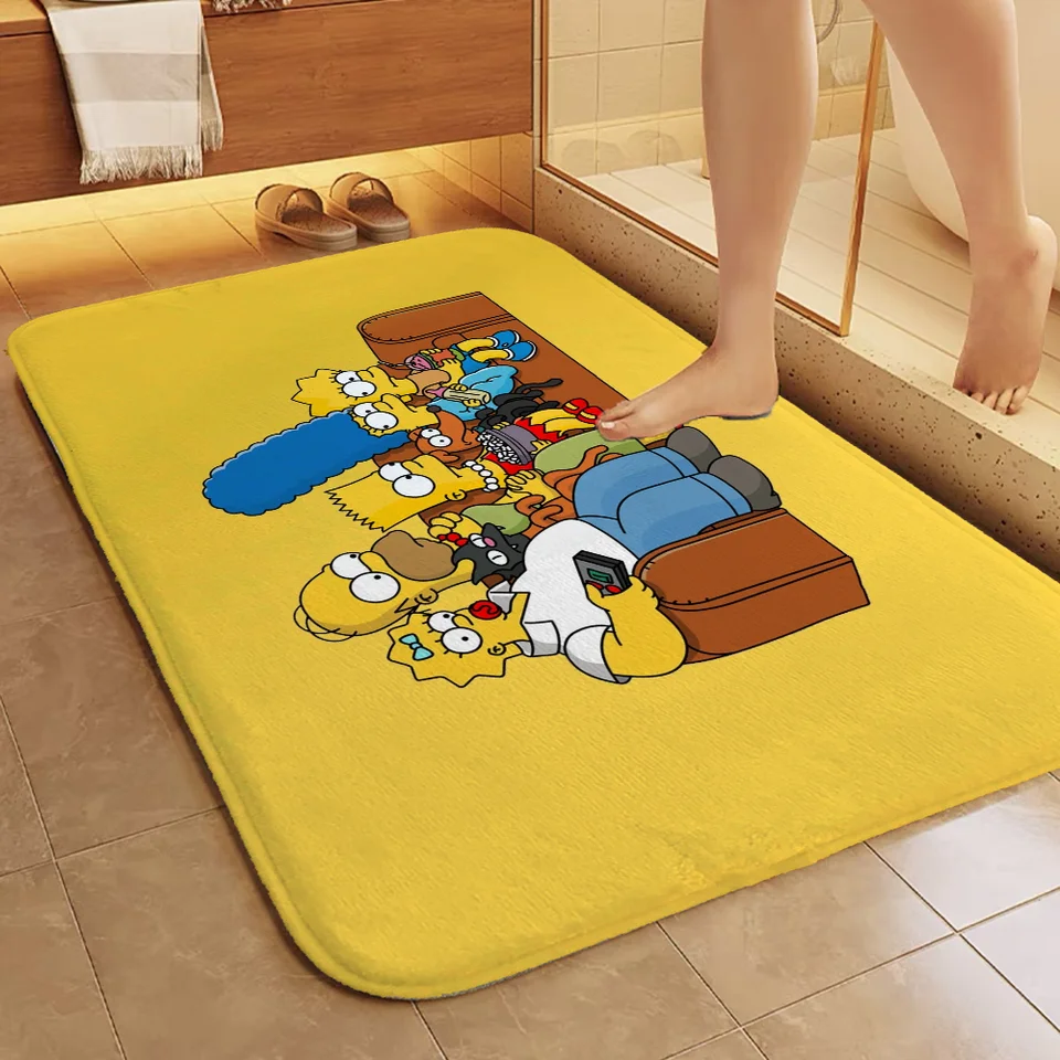 S-Simpsonová rohožka Vstupné dvere s kobercami spálňa koberec pre kuchyňu