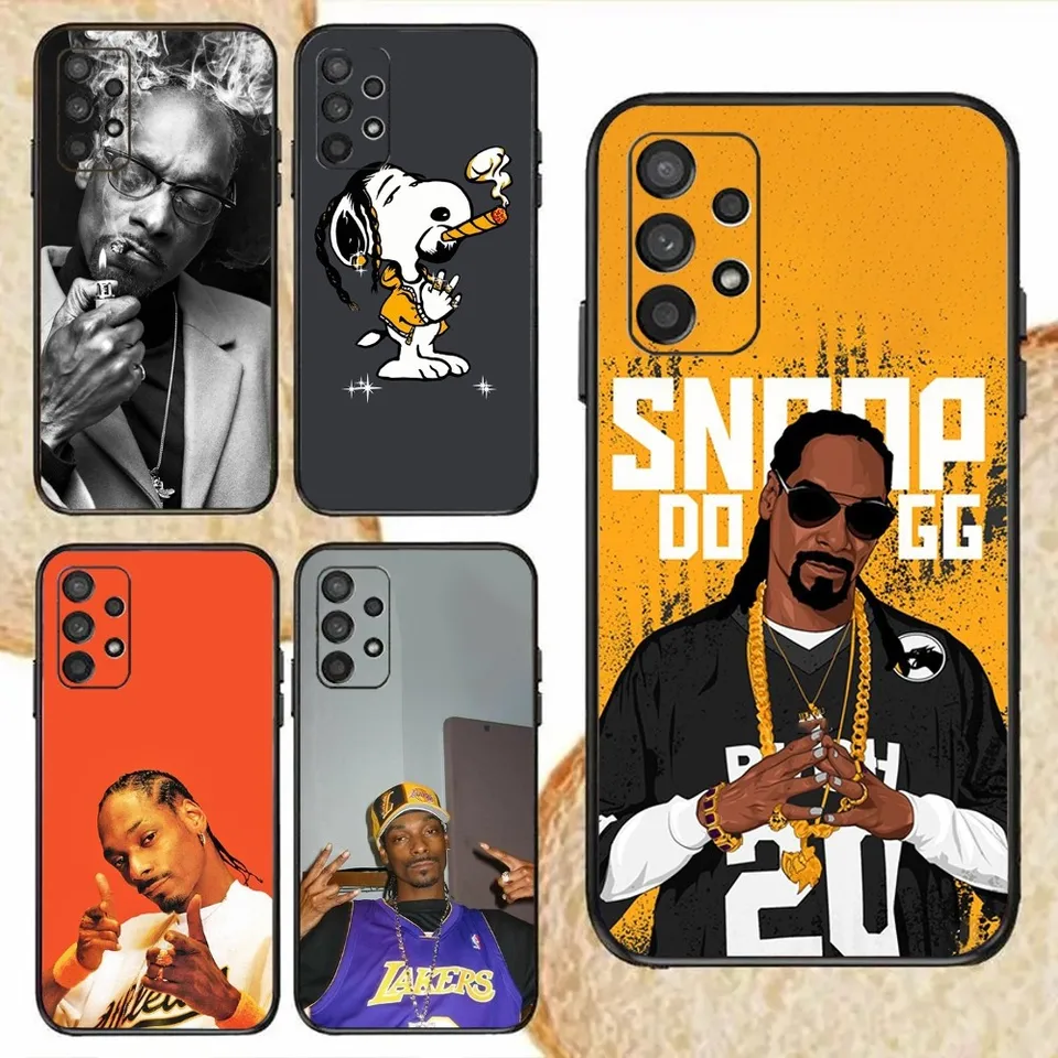 S-Snoop D-Dogg Rapper Puzdiar pre puzdro pre Samsung Galaxy S24, S20, S21, S22, S23, Fe, Lite, Plus, Ultra, Note Shell