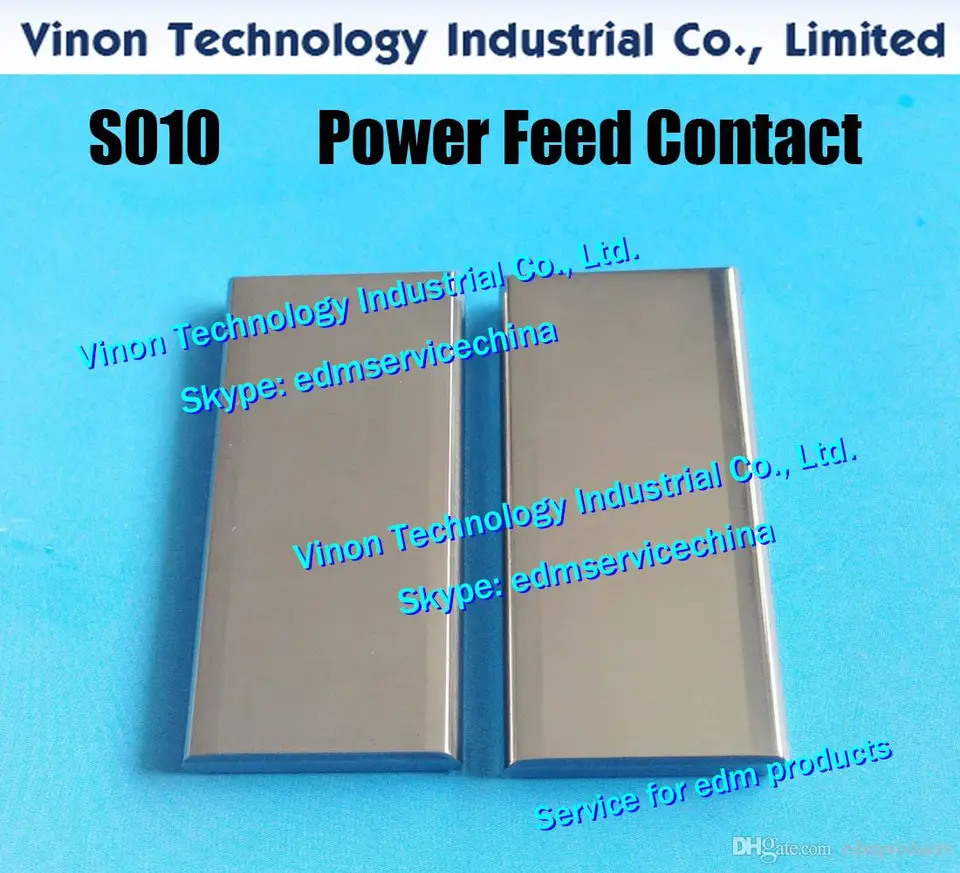 S010 Power Feed Contakt GTI-05 (volfrámová oceľ) 4,8x40x20mm 3085936,3080972,3084592 0205898 0204934 EDM vodivosť kus 87-3