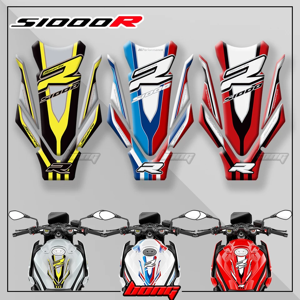 S1000R 2021 pre BMW S1000R 2021 Motorcycle Tank Pad Protector Ochrana ochrana proti ochrane M Sport Hockenheim Silver Racing Red New