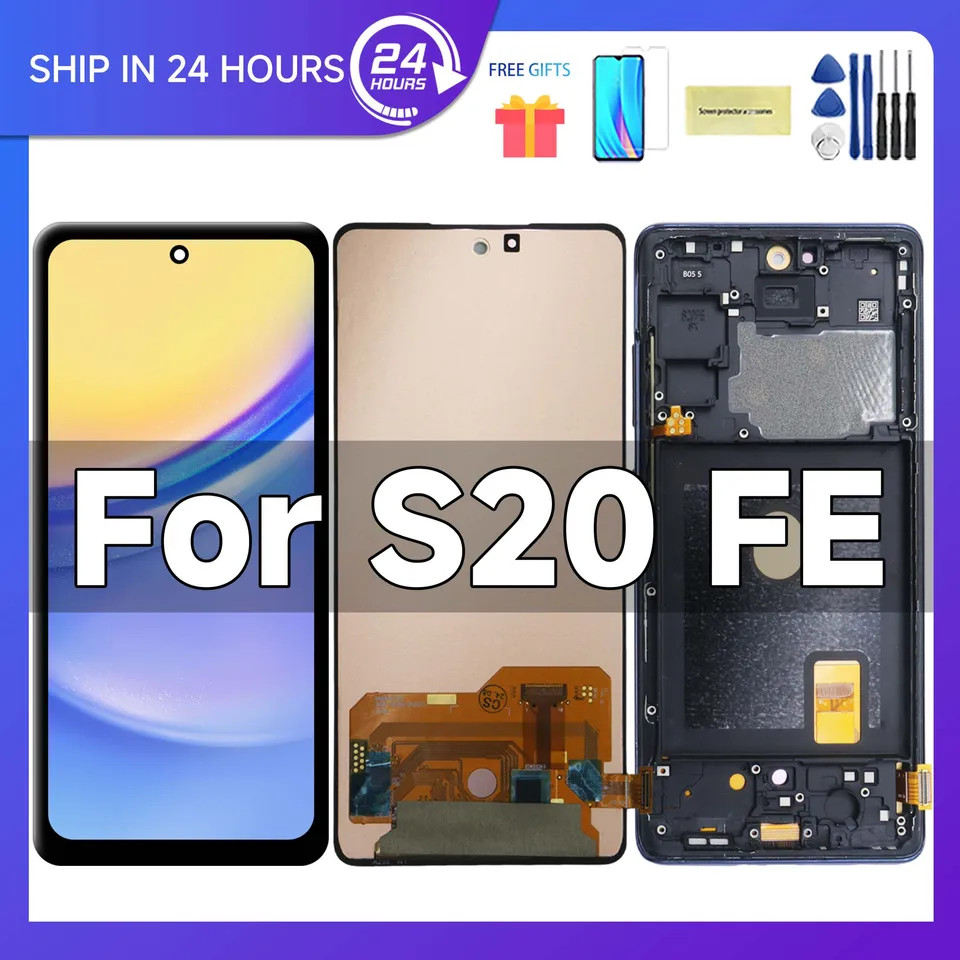 S20 Fe pre Samsung 6,5 '' pre AMOLED G780 G780F G780F/DSM G780G LCD DISPIT DISPLET DISPIT DISPITIZER DIGITÁRU Zostava