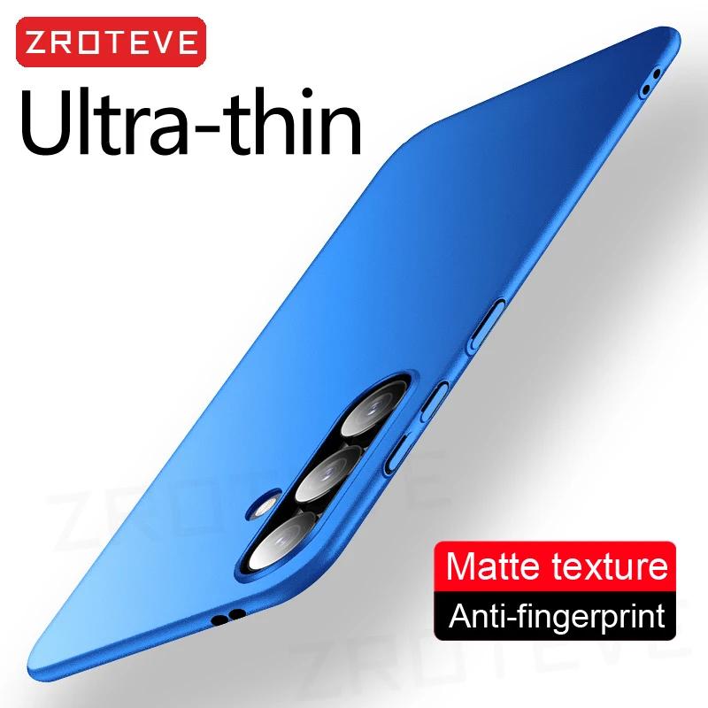 S24 Caseve Zroteve Slim Hard Hard PC Matte Cover pre Samsung Galaxy S24 S25 Ultra S22 Plus S20 S21 S23 S23 Fe S24+ S25+ 5G Pase telefónov