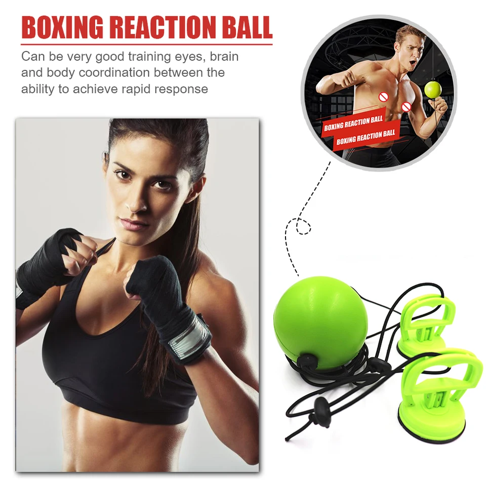 Sacie boxy reflex rýchlosť lopta dospelý Muay thajský výcvik rúk bojov proti loptičke Force Core Training Tool