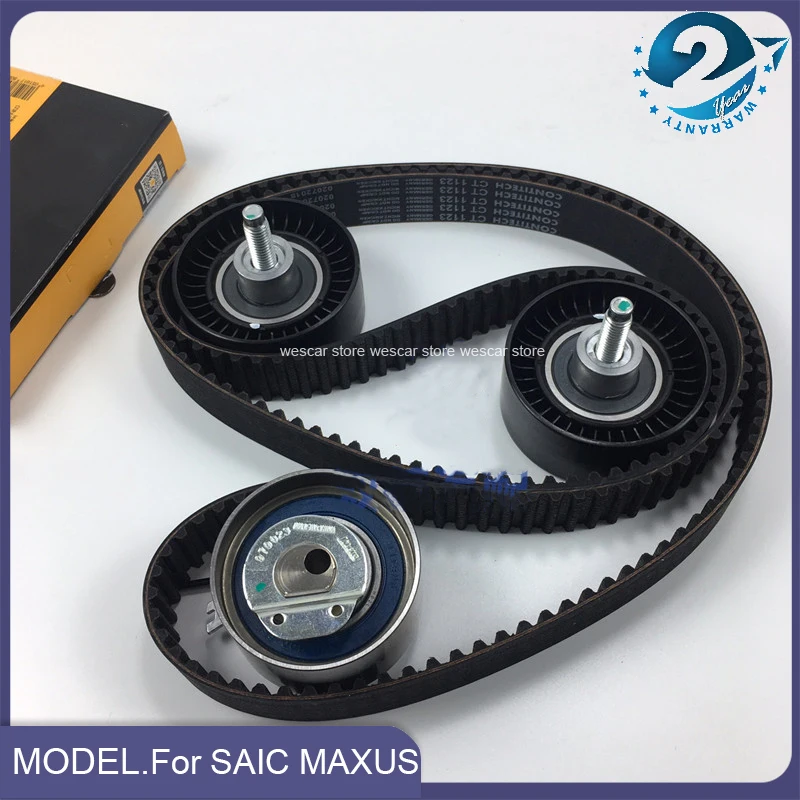 Sada 4 časovacieho napínača/voľnobežného pásu motora pre SAIC MAXUS V80 2.5T