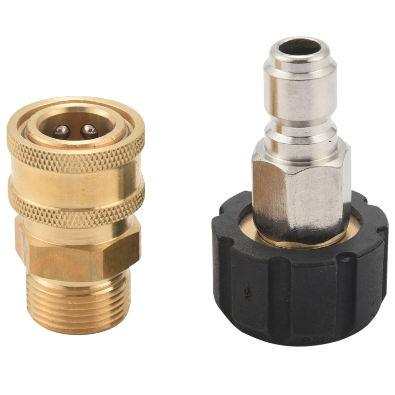 Sada adaptéra tlakovej podložky, súprava Quick Connect, Metric M22 15 mm otočná otočná k M22 Mužská kovátnosť, 5000 psi