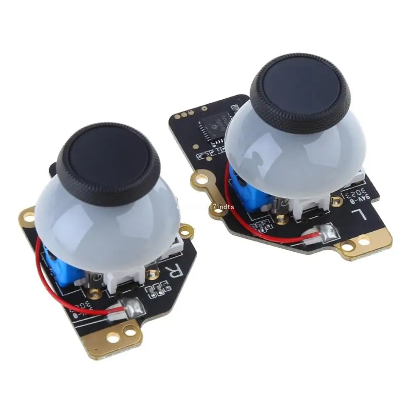 Sada elektromagnetických joystickových modulov pre konzolu pre parnú palubu No Drifting Tumbstick Hall Effect Sensor Analog- Stick- Stick