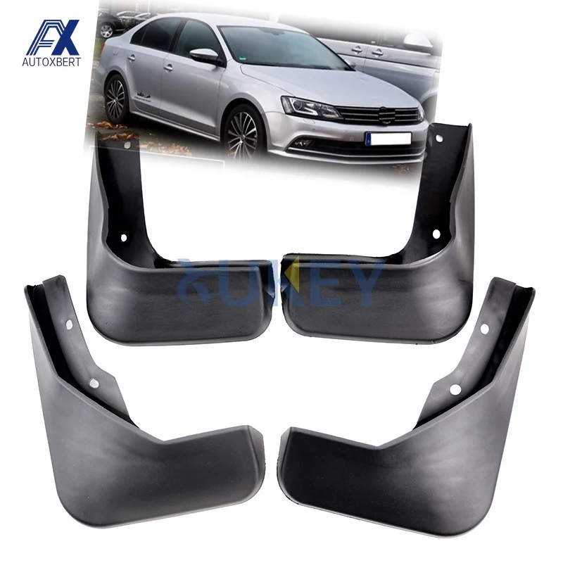 Sada formovaných bahenných klapiek pre Volkswagen VW Jetta Sedan 2015 2016 2017 predné zadné bahenné chrániče striekajúcej bahennej klapky blatníka blatníka