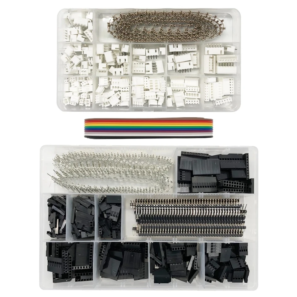 Sada konektora konektora konektora DuPont XH2.54 SM Plug Spring Clamp pre JST ZH1.5 2,0PH 2,5XH EH SM 460ks/1550ks Boxed Kit