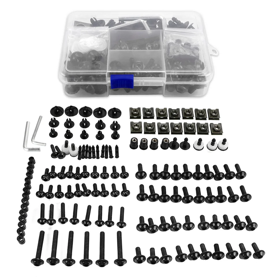 Sada M6 M5 Kit s kapotážou skrutky KOSTOLNÉ OSTATNÉ SKLADOVANIE SKROKY Nut pre Yamaha Tenere 1200 700 TMAX TMAX500 TMAX530 TMAX 560 Tech Max