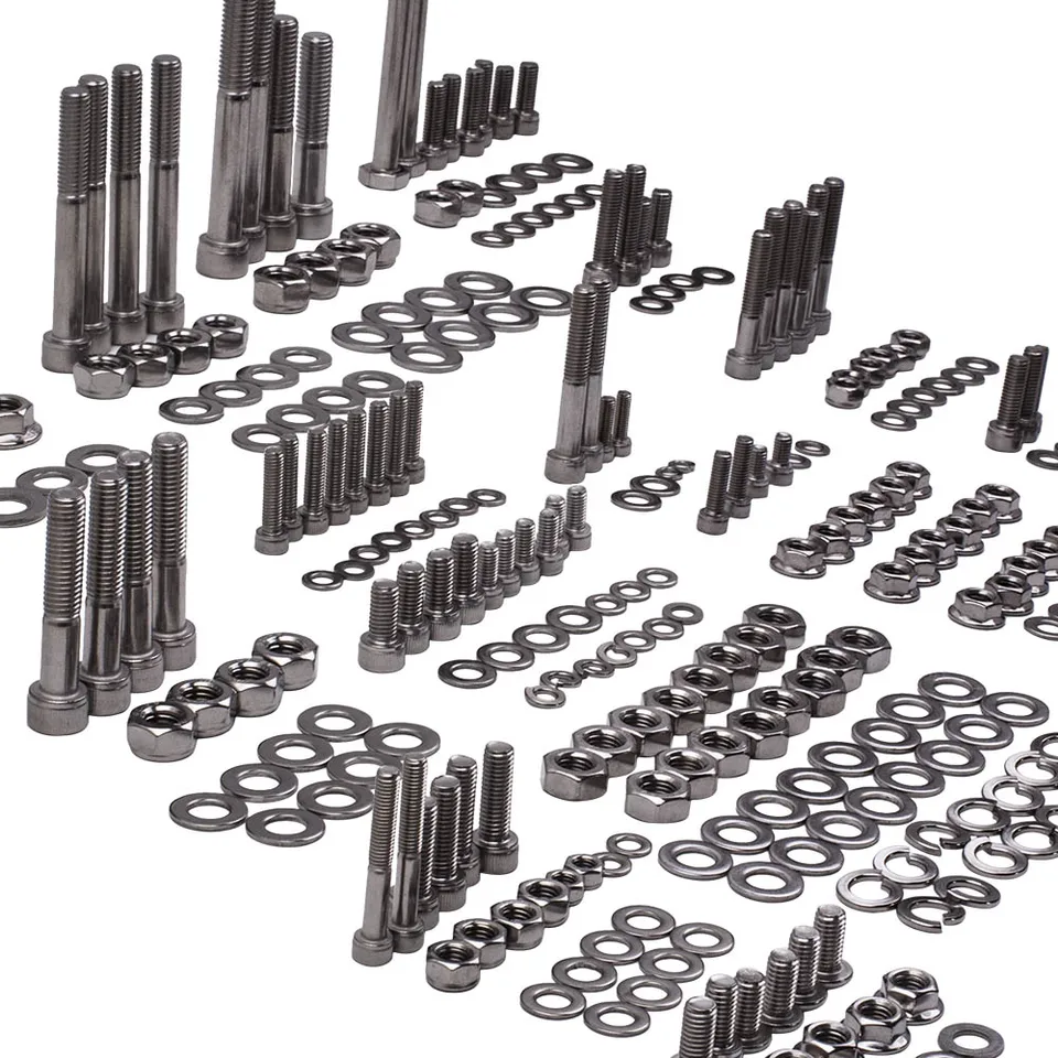 Sada skrutiek skrutky z nehrdzavejúcej ocele Sada najnovších častí valca pre Yamaha YFZ 350 BANSHEE 659PCS