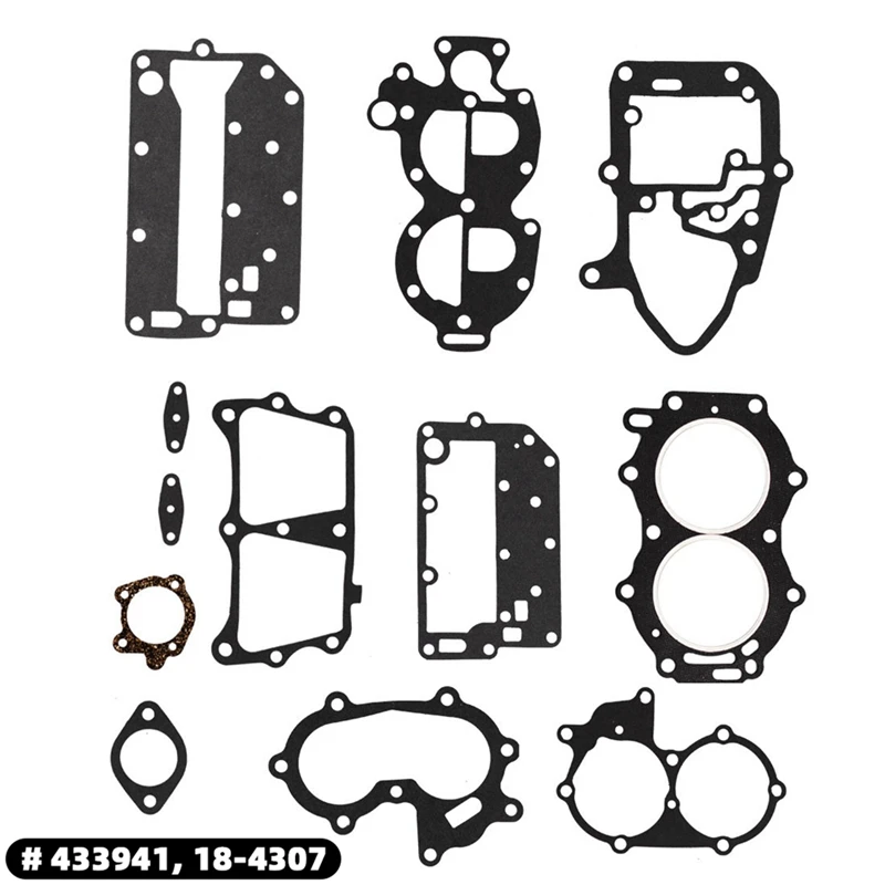 Sada tesnenia pre Johnson/Evinrude 25/35HP 2cyl X-Ref 433941 18-4307